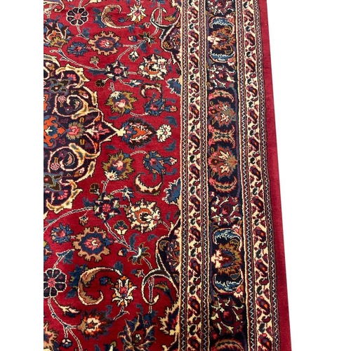 118 - PERSIAN MASHAD CARPET, 300cm x 200cm.