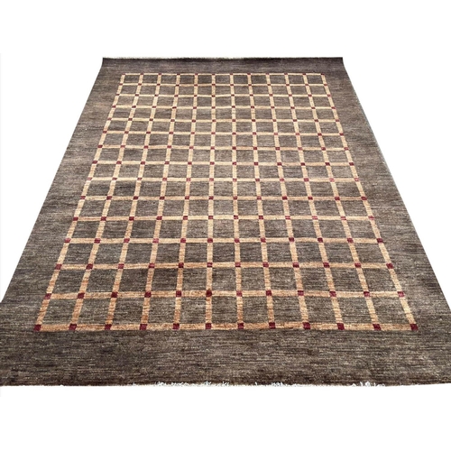 121 - CONTEMPORARY GABBEH CARPET, 247cm x 198cm.