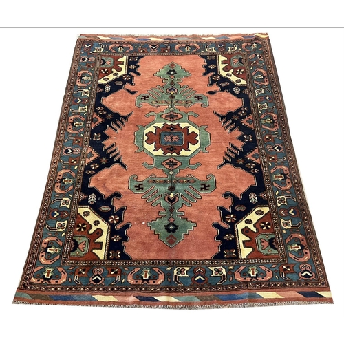 130 - KAZAK RUG, 174cm x 133cm.