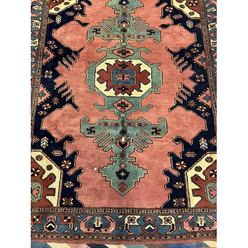 130 - KAZAK RUG, 174cm x 133cm.