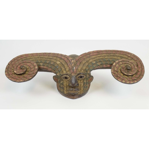 24 - IGBO MASK, Nigeria, 67cm W.