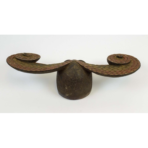 24 - IGBO MASK, Nigeria, 67cm W.