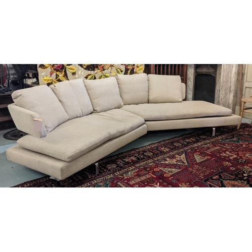 303 - B & B ITALIA ARNE SOFA, by Antonio Citterio, 300cm W.