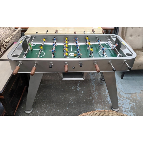 315 - RS BARCELONA RS2 FOOTBALL TABLE, by Rafael Rodriguez, 145cm W x 150cm L x 91cm H, with players in th... 