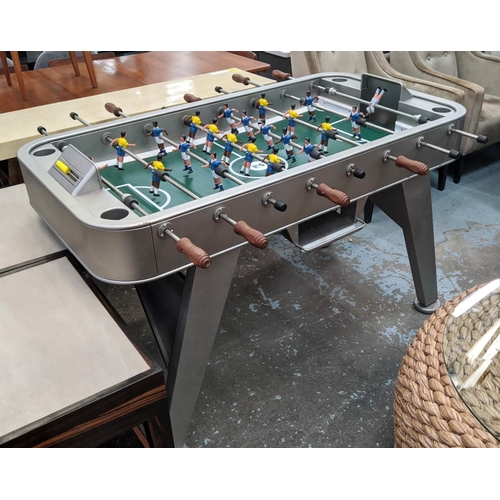 315 - RS BARCELONA RS2 FOOTBALL TABLE, by Rafael Rodriguez, 145cm W x 150cm L x 91cm H, with players in th... 