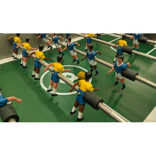 315 - RS BARCELONA RS2 FOOTBALL TABLE, by Rafael Rodriguez, 145cm W x 150cm L x 91cm H, with players in th... 