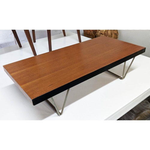 324 - JOHN AND SYLVIA REID S RANGE COFFEE TABLE, vintage 1960's, 90cm x 44cm x 23cm.