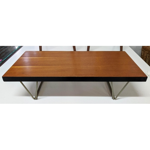 324 - JOHN AND SYLVIA REID S RANGE COFFEE TABLE, vintage 1960's, 90cm x 44cm x 23cm.