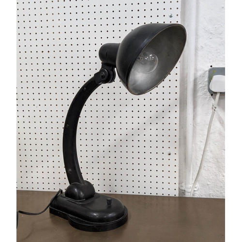 447 - CARBOLITE LAMP, vintage 1960s, 51cm H.