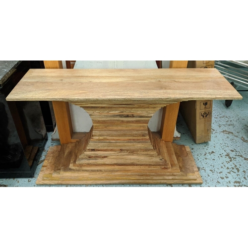 452 - OKA SANGKAT CONSOLE TABLE, 130cm x 40.5cm x 76cm.