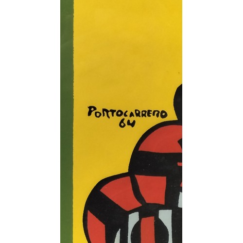 30 - RENE PORTOCARRERO (Cuban, 1912-1985), 'Soy Cuba' film poster, Original 1960's Colour Silkscreen prin... 