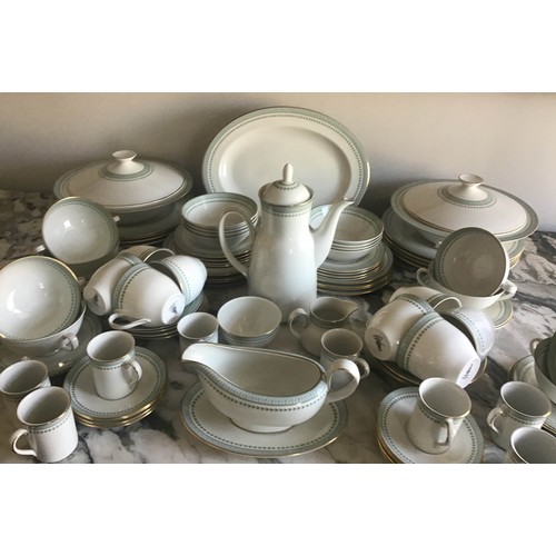 190 - DINNER SERVICE, English Fine Bone China, Royal Doulton, 'Berkshire', eight place, ten piece settings... 