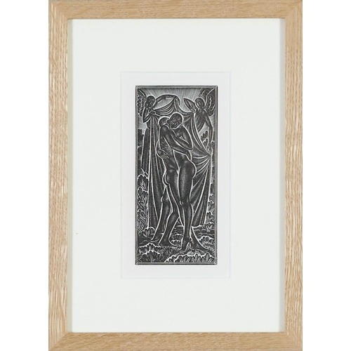 48 - ERIC GILL, in Donum Matris Meae and Vadam ad Montem, pair of original engravings printed from the wo... 