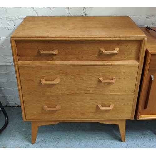 435 - G PLAN CHEST OF DRAWERS, 76.5cm x 46cm x 85cm, vintage mid century.