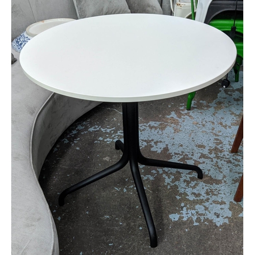 316 - VITRA BELLEVILLE ROUND TABLE, by Ronan & Erwan Bouroullec, 80cm diam x 72cm H.