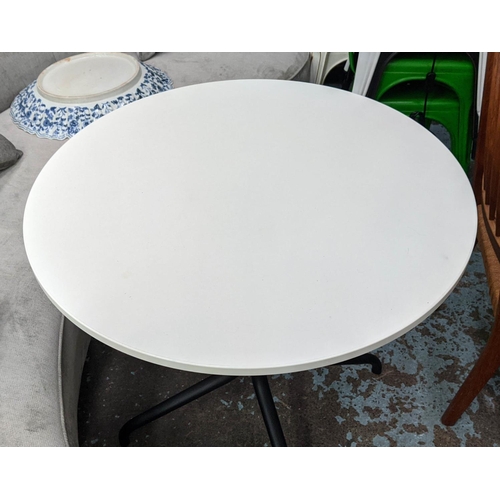 316 - VITRA BELLEVILLE ROUND TABLE, by Ronan & Erwan Bouroullec, 80cm diam x 72cm H.