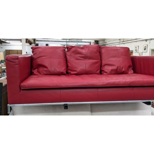 337 - B&B ITALIA GEORGE SOFA, by Antonio Citterio, 195cm W.