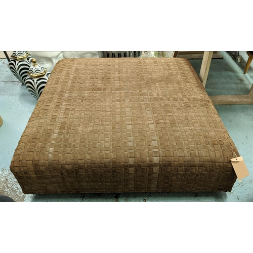 347 - FLEXFORM BANGKOK OTTOMAN, 120cm x 120cm x 35cm.