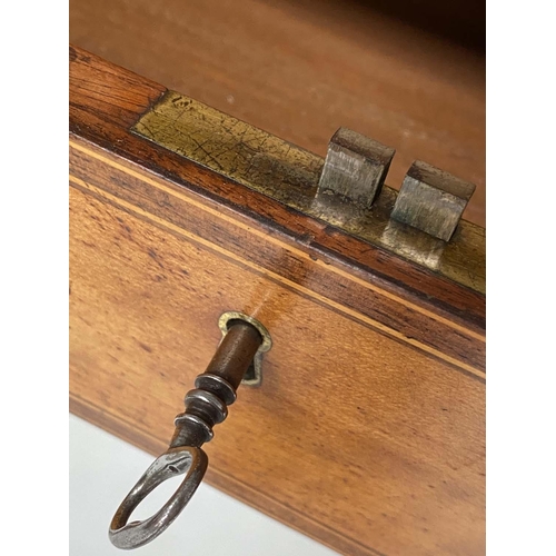 141 - CYLINDER BUREAU, 19th century satinwood and tulipwood crossbanded with fitted interior, pull out wri... 