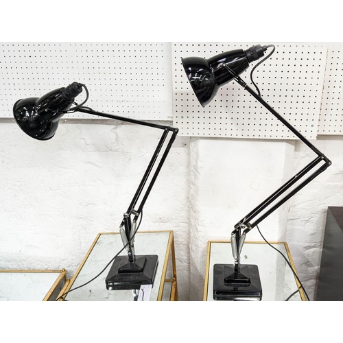 312 - ANGLEPOISE ORIGINAL 1227 DESK LAMPS, a pair, by George Carwardine, 88cm H at tallest approx. (2)