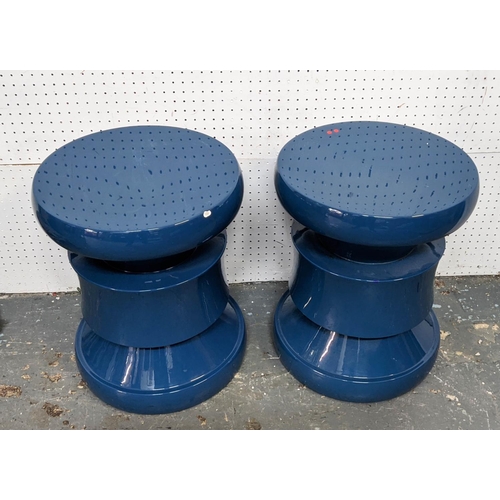 318 - THE INVISIBLE COLLECTION BARTH STOOLS, by Raphael Le Berre and Thomas Vevaud, a pair, 46cm x 36cm. (... 