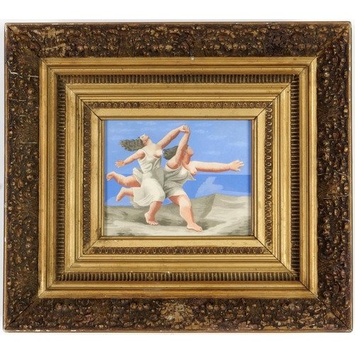 98 - PABLO PICASSO, La Mer - pochoir, 1924 published by Albert Morance, vintage French frame, 16.5cm x 20... 