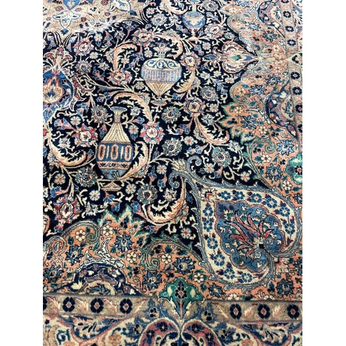 113 - PERSIAN KASHMAR CARPET, 388cm x 300cm.