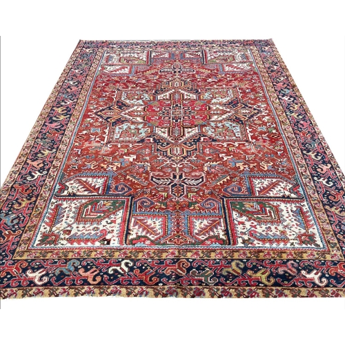 118 - ANTIQUE BAKSHAISH CARPET, 330cm x 251cm.