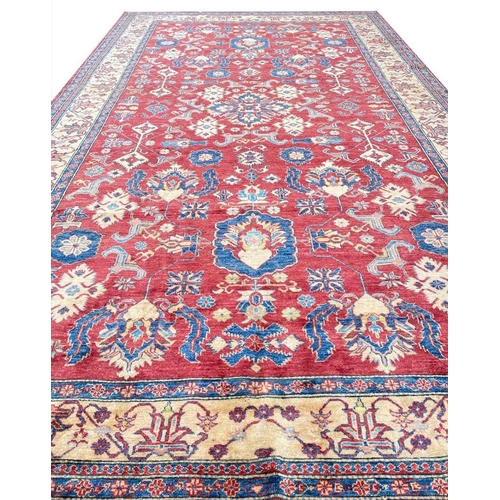 83 - KAZAK CARPET, 445cm x 260cm.