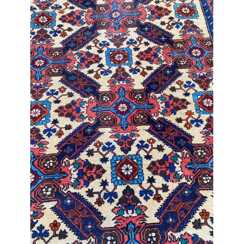 85 - ANTIQUE SHIRVAN RUG, 210cm x 146cm.