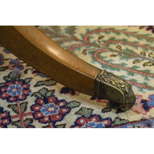 158 - TWIN PEDESTAL DINING TABLE, Georgian mahogany with two extra leaves, brass clips and castors, 72cm H... 