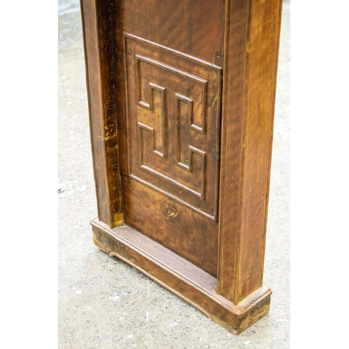 167 - SCRIBES TABLE, 88cm H x 168cm x 32cm, 19th century Chinese hardwood.