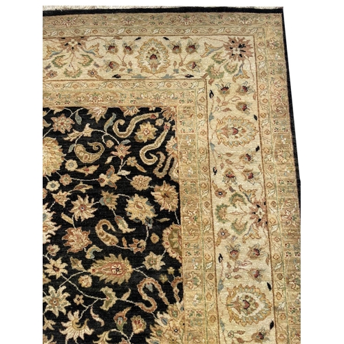 86 - FINE INDIAN AGRA CARPET, 300cm x 244cm.