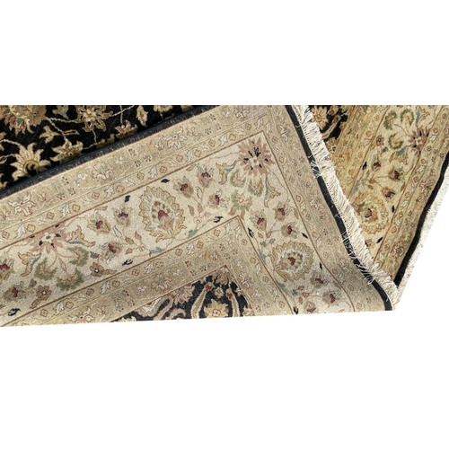 86 - FINE INDIAN AGRA CARPET, 300cm x 244cm.