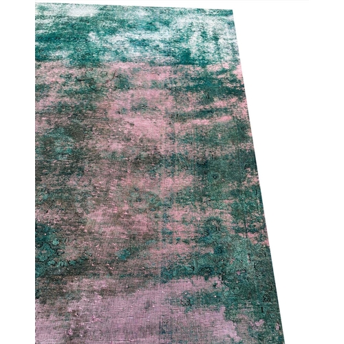 96 - VINTAGE ABSTRACT CARPET, 325cm x 235cm.