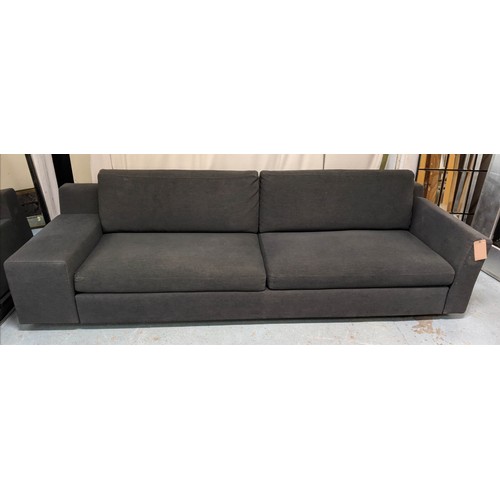 304 - CASSINA MISTER SOFA, by Phillippe Starck, 295cm x 105cm,  with a pouffe. (2)