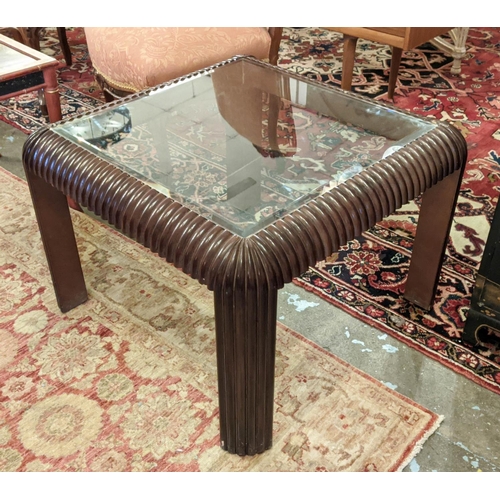 562 - PAOLO BUFFA LOW TABLE, 66cm W x 66cm D x 45cm H, 1940s.