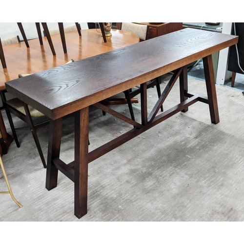 BEN WHISTLER CROFTLEY TABLE, 180cm x 53cm x 85cm.