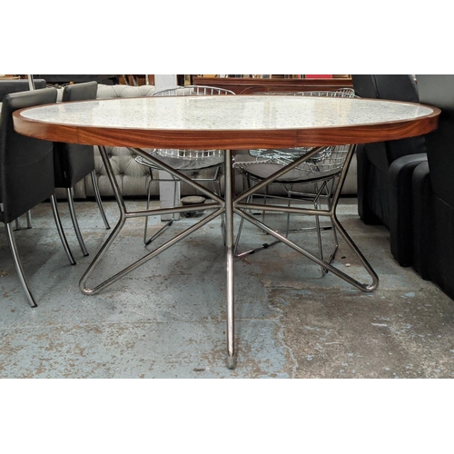 556 - BOYD STARBURST DINING TABLE, 157cm x 80cm H.