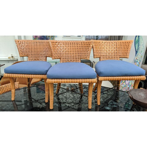 423 - NOBILIS ARCHIPEL COLLECTION MANADO CHAIRS, a set of six, 83cm H approx. (6)