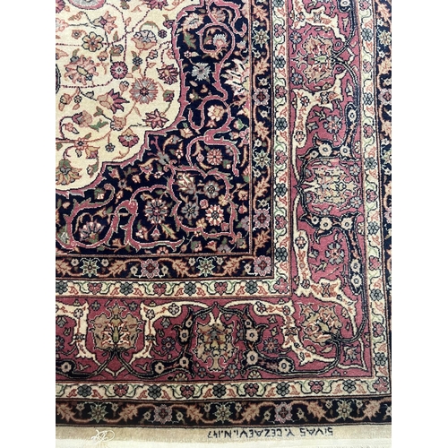 107 - TURKISH SIVAS CARPET, 300cm x 227cm.