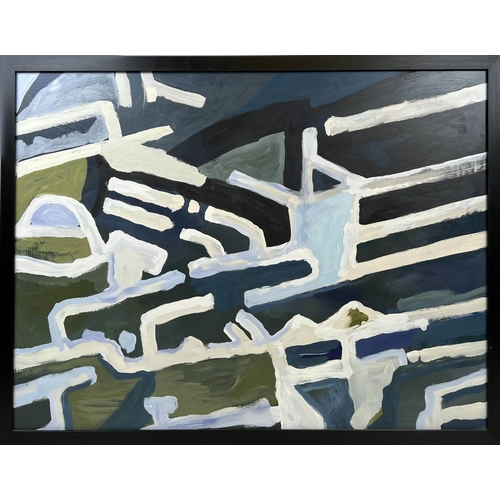 52 - 20TH/21ST CENTURY SCHOOL, 'Untitled Abstract', oil on board, 89cm x 129cm, framed.