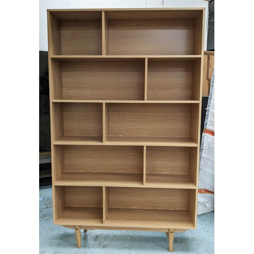 424 - MADE.COM BOOKCASE, 109cm x 29.5cm x 179cm, four shelves.