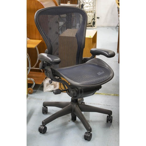 329 - HERMAN MILLER AERON CHAIR BY BILL STUMPF AND DON CHADWICK, 103cm max H x 68cm W.