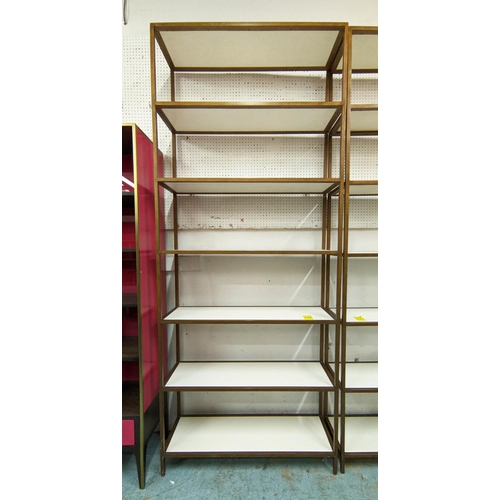 336 - JULIAN CHICHESTER UNIVERSITY BOOKSHELF, 99cm x 33cm x 250cm.