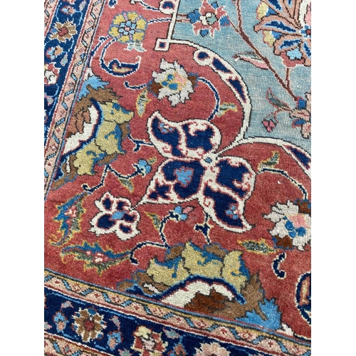 131 - ANTIQUE PERSIAN TABRIZ CARPET, 350cm x 240cm, Safavid design.