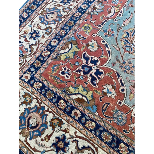 131 - ANTIQUE PERSIAN TABRIZ CARPET, 350cm x 240cm, Safavid design.