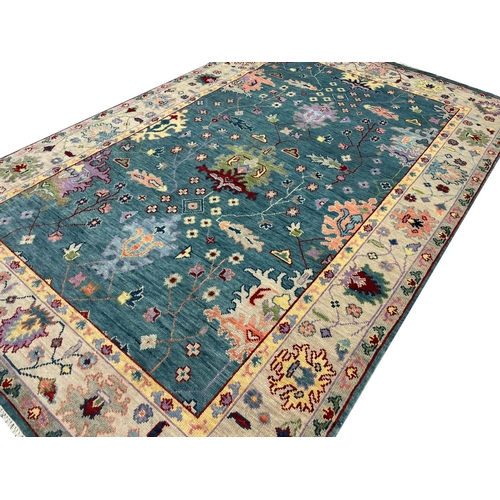 132 - CONTEMPORARY OUSHAK CARPET, 305cm x 201cm.