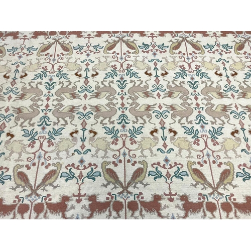 138 - FINE PICTORIAL PORTUGUESE NEEDLEPOINT CARPET, 350cm x 295cm.