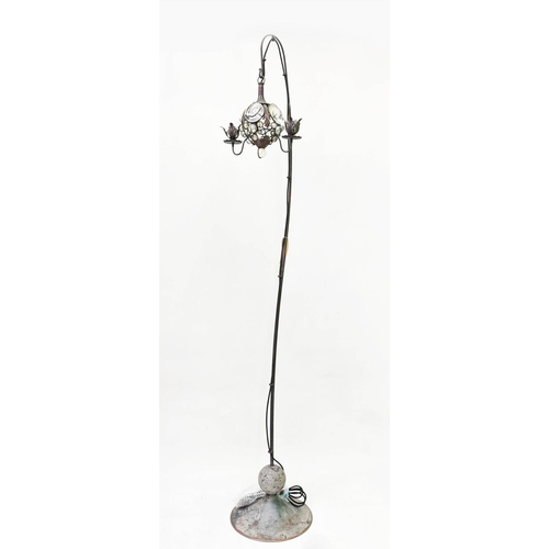 334 - ATTRIBUTED TO MARK BRAZIER JONES SERA STANDARD LAMP, 215cm H.